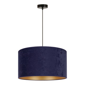 Duolla - Kattokruunu johdossa ROLLER 1xE27/15W/230V halkaisija 40 cm sininen/kulta