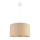 Duolla - Kattokruunu johdossa ROLLER 1xE27/40W/230V halkaisija 40 cm beige