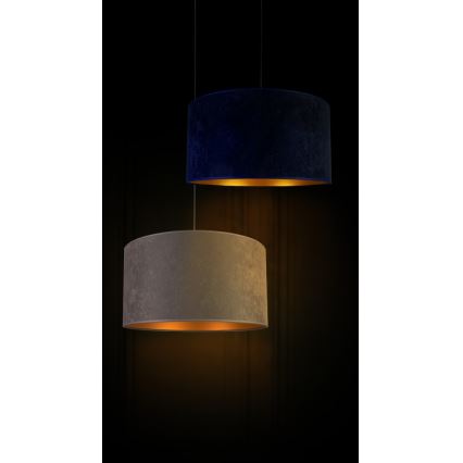 Duolla - Kattokruunu johdossa ROLLER 1xE27/40W/230V halkaisija 40 cm harmaa