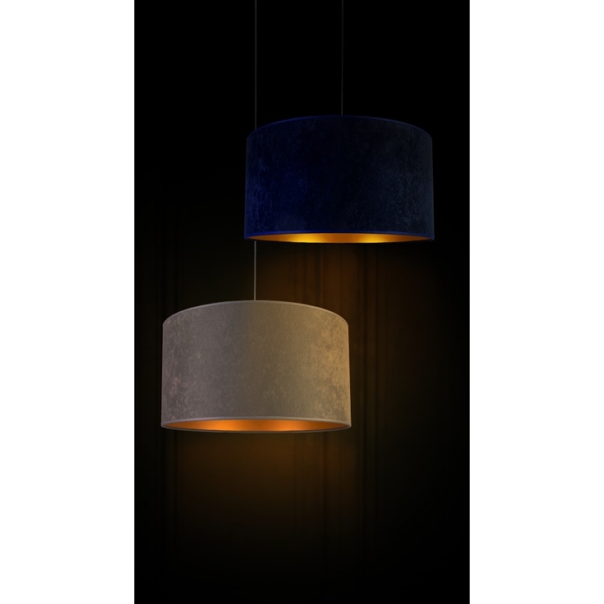 Duolla - Kattokruunu johdossa ROLLER 1xE27/40W/230V halkaisija 40 cm harmaa