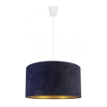 Duolla - Kattokruunu johdossa ROLLER 1xE27/40W/230V halkaisija 40 cm sininen