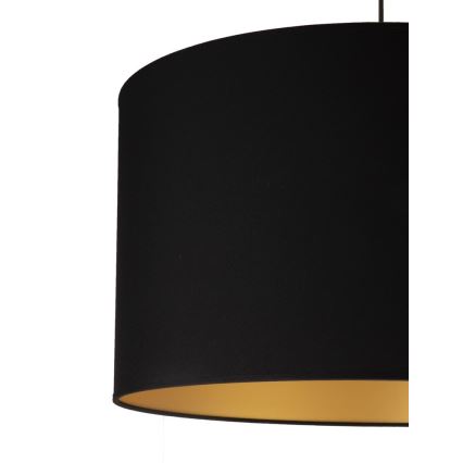 Duolla - Kattokruunu johdossa ROLLER 1xE27/40W/230V halkaisija 45 cm musta