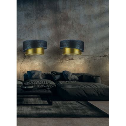 Duolla - Kattokruunu johdossa SHINE 1xE27/40W/230V halkaisija 45 cm