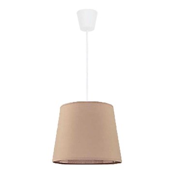Duolla - Kattokruunu johdossa SOLO 1xE27/40W/230V halkaisija 24 cm beige