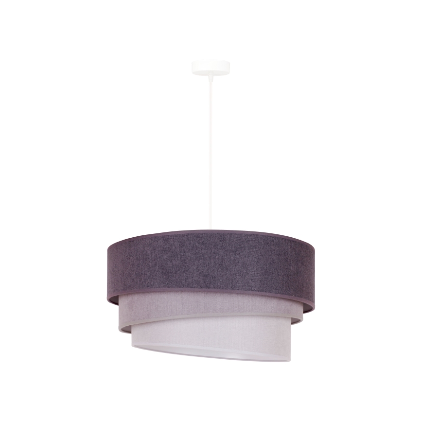 Duolla - Kattokruunu johdossa TRIO 1xE27/15W/230V halkaisija 45 cm antrasiitti/harmaa/valkoinen