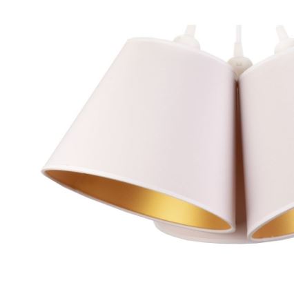 Duolla - Kattokruunu johdossa TWIGGY 3xE27/40W/230V halkaisija 60 cm valkoinen