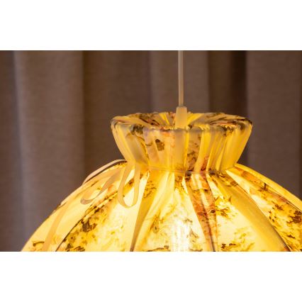 Duolla - Kattokruunu johdossa VIOLIN 1xE27/40W/230V halkaisija 38 cm ruusu