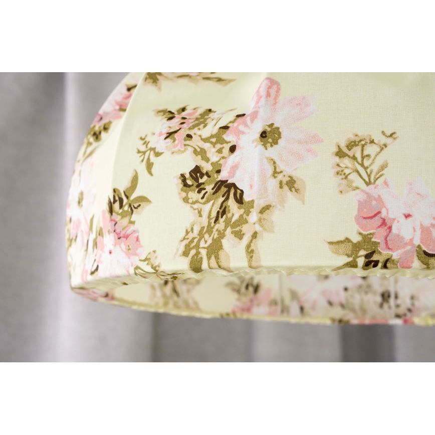 Duolla - Kattokruunu johdossa VIOLIN 1xE27/40W/230V halkaisija 38 cm ruusu