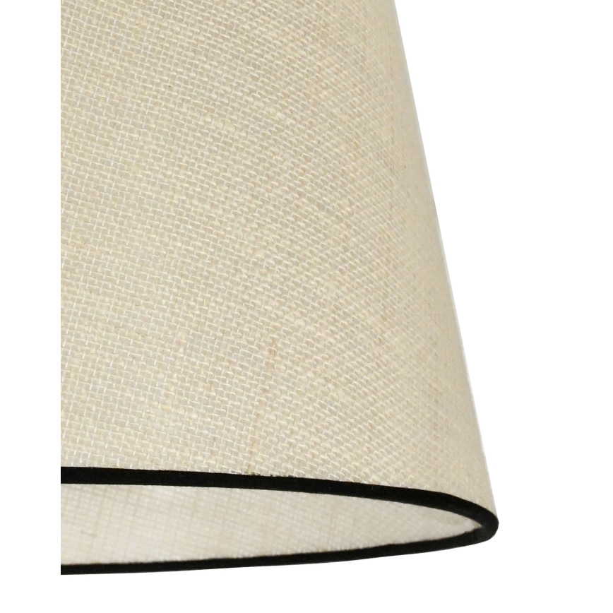 Duolla - Kattokruunu johdossa YUTE 1xE27/15W/230V halkaisija 38 cm harmaa/musta