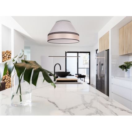 Duolla - Kattovalaisin AVIGNON 1xE27/15W/230V d. 50 cm beige