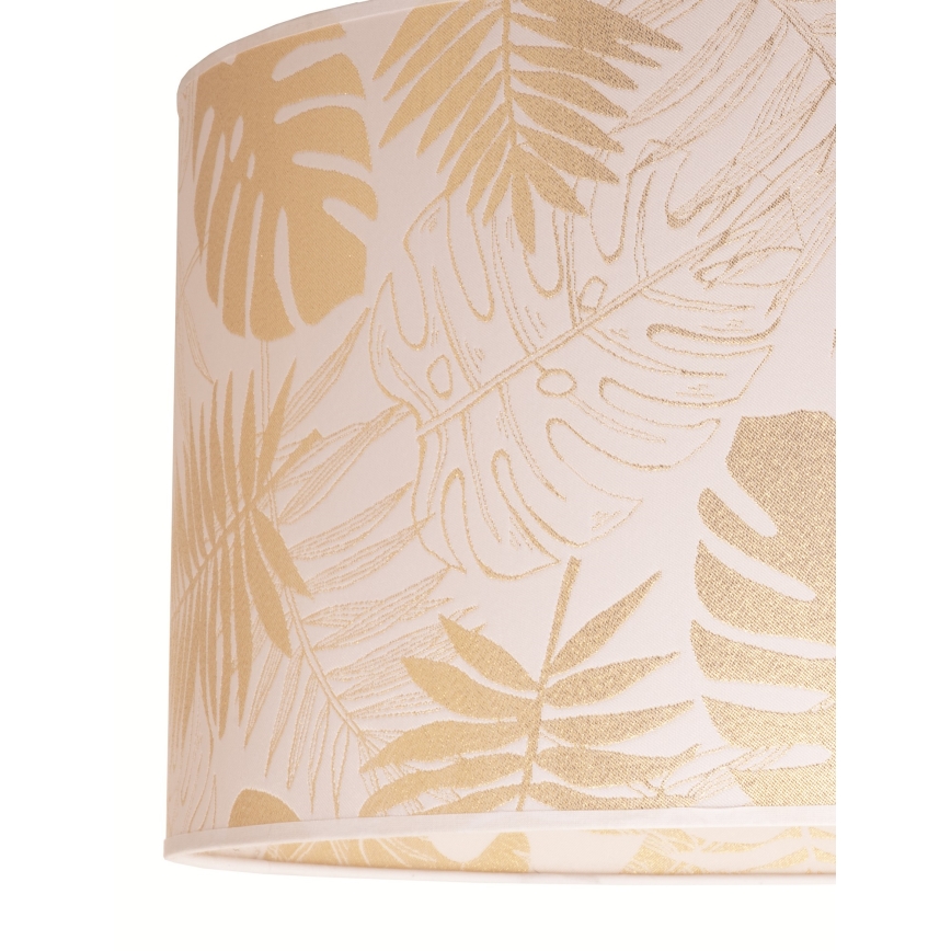 Duolla - Kattovalo ARECA 1xE27/40W/230V halkaisija 45 cm messinki/valkoinen