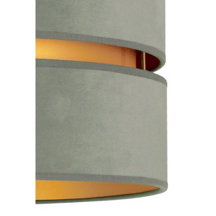 Duolla - Kattovalo DUO 1xE27/15W/230V halkaisija 40 cm vaaleanvihreä/kulta