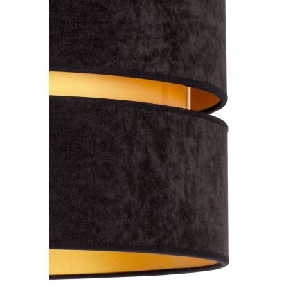 Duolla - Kattovalo DUO 1xE27/40W/230V halkaisija 40 cm musta/kulta