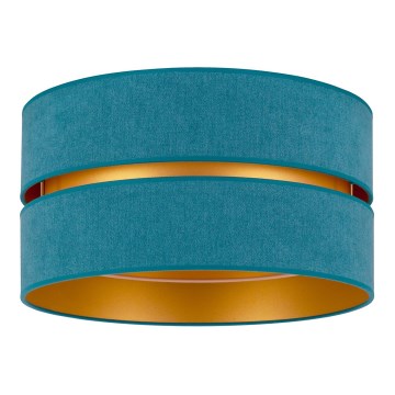 Duolla - Kattovalo DUO 1xE27/40W/230V halkaisija 40 cm turkoosi/kulta