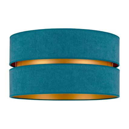 Duolla - Kattovalo DUO 1xE27/40W/230V halkaisija 40 cm turkoosi/kulta