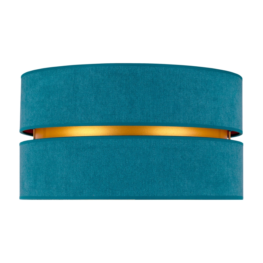 Duolla - Kattovalo DUO 1xE27/40W/230V halkaisija 40 cm turkoosi/kulta