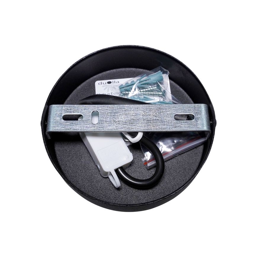 Duolla - Kattovalo DUO 1xE27/40W/230V halkaisija 40 cm vihreä/kulta