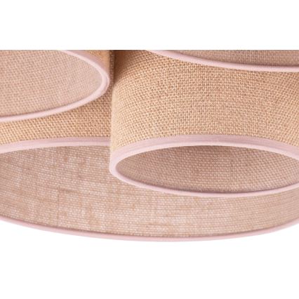 Duolla - Kattovalo ROLLER PENTO 5xE27/60W/230V beige