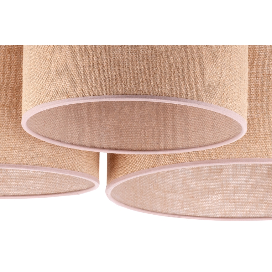 Duolla - Kattovalo ROLLER TRIO 3xE27/60W/230V beige