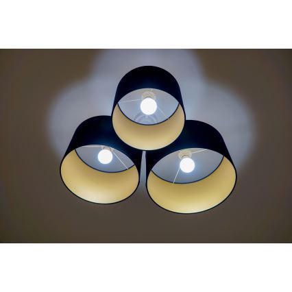 Duolla - Kattovalo ROLLER TRIO 3xE27/60W/230V sininen