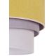 Duolla - Kattovalo TRIO 1xE27/15W/230V halk. 45 cm keltainen/harmaa/valkoinen