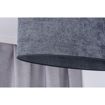 Duolla - Kiinteä kattokruunu OVAL 1xE27/15W/230V harmaa