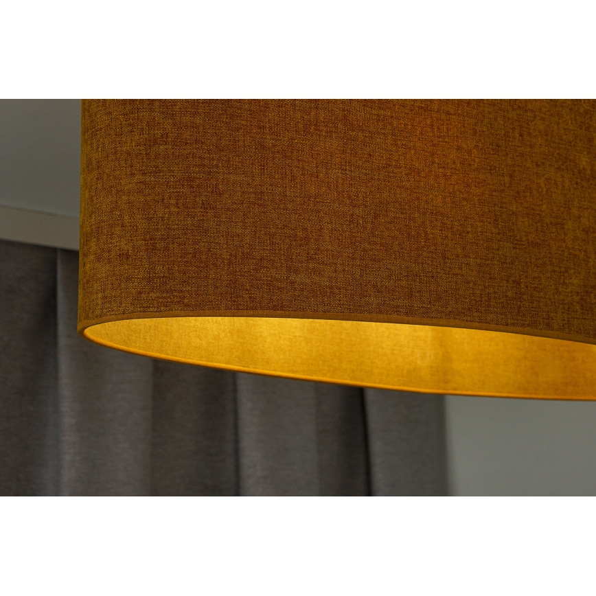 Duolla - Kiinteä kattokruunu OVAL 2xE27/15W/230V ruskea