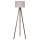 Duolla - Lattialamppu 1xE27/60W/230V halkaisija 44 cm beige/wenge