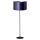 Duolla - Lattialamppu CANNES 1xE27/15W/230V 45 cm violetti/hopea/musta