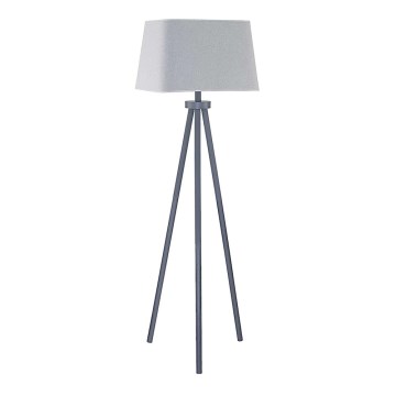 Duolla - Lattialamppu ECHO1 1xE27/40W/230V halkaisija 46 cm harmaa