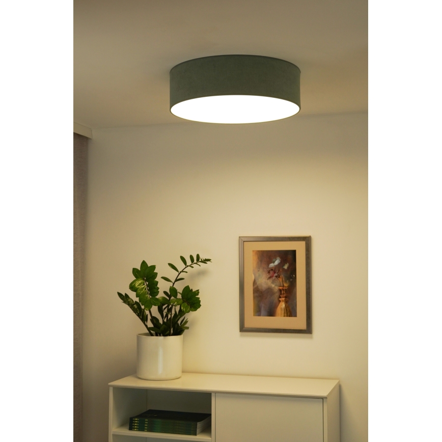 Duolla - LED Kattovalaisin CORTINA LED/26W/230V halkaisija 30 cm 4000K turkoosi