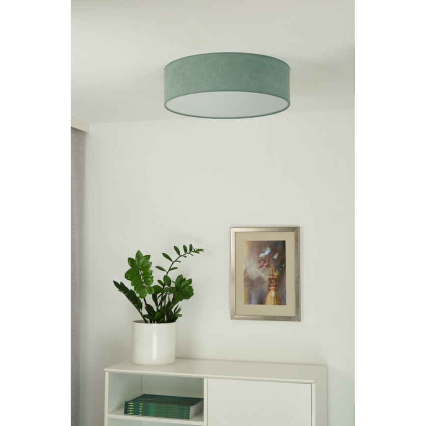 Duolla - LED Kattovalaisin CORTINA LED/26W/230V halkaisija 30 cm 4000K turkoosi