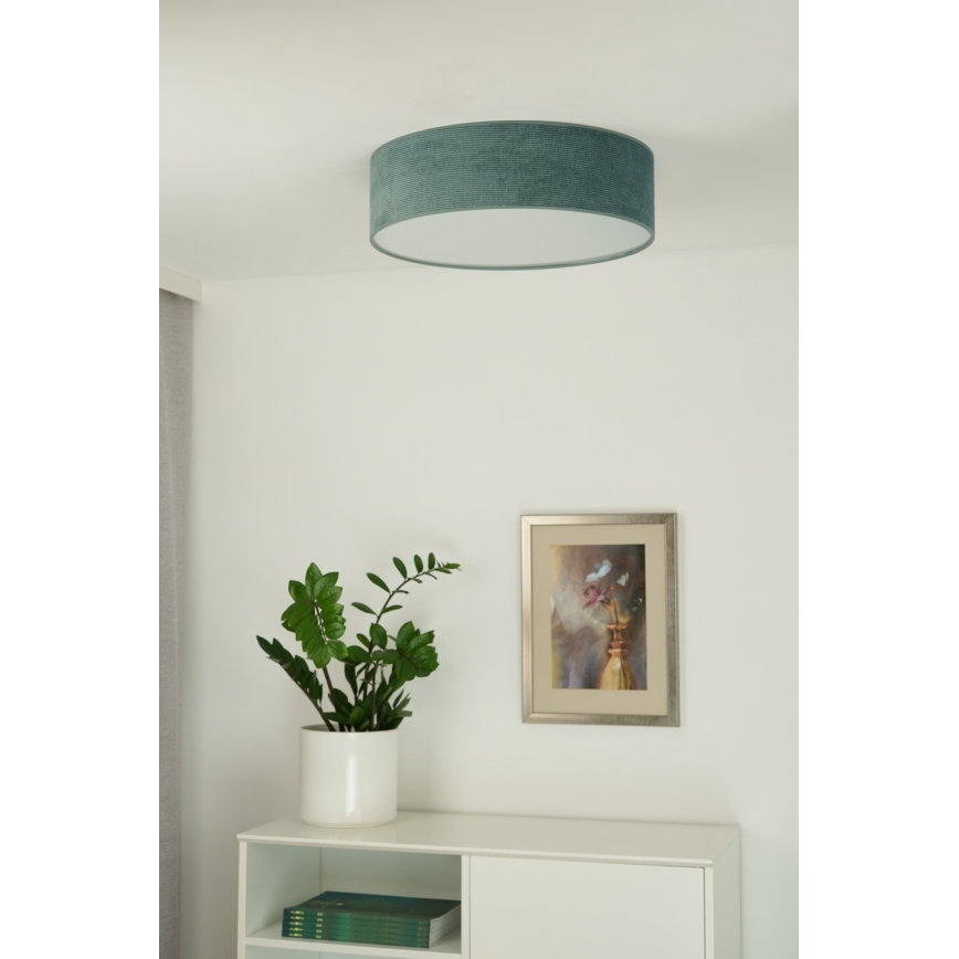 Duolla - LED Kattovalaisin CORTINA LED/26W/230V halkaisija 30 cm 4000K turkoosi