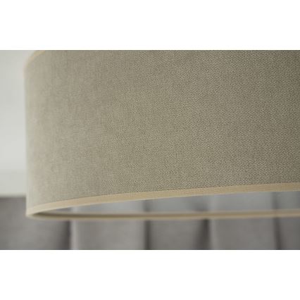 Duolla - LED-kattovalaisin CORTINA LED/26W/230V halkaisija 45 cm 4000K beige