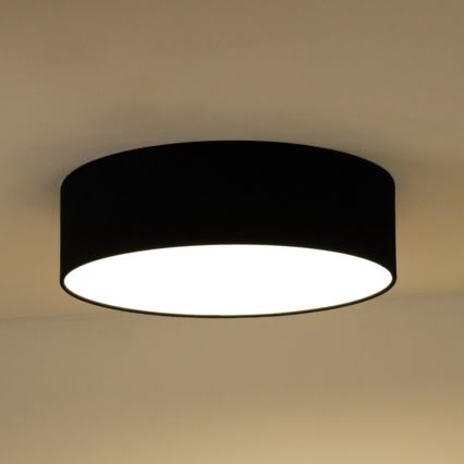 Duolla - LED-kattovalaisin CORTINA LED/26W/230V halkaisija 45 cm 4000K musta