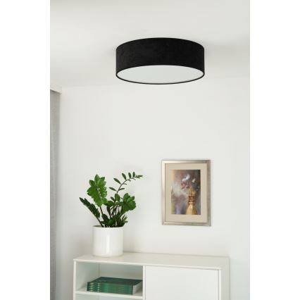 Duolla - LED-kattovalaisin CORTINA LED/26W/230V halkaisija 45 cm 4000K musta