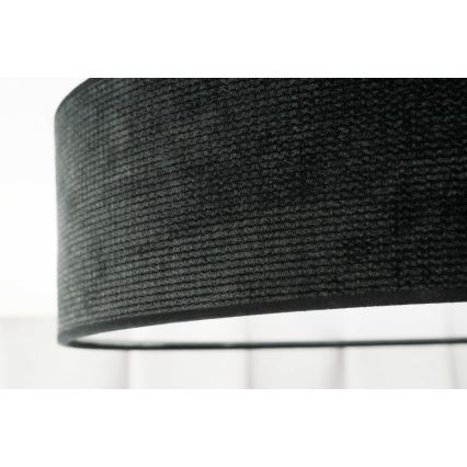 Duolla - LED-kattovalaisin CORTINA LED/26W/230V halkaisija 45 cm 4000K musta