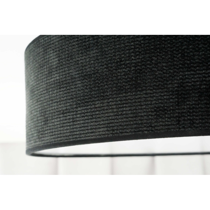 Duolla - LED-kattovalaisin CORTINA LED/26W/230V halkaisija 45 cm 4000K musta