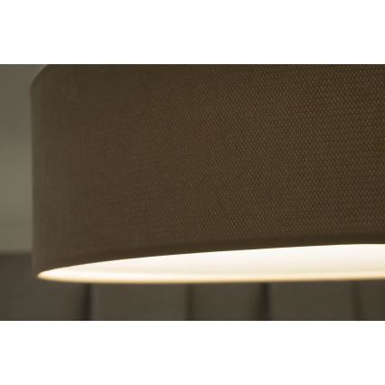 Duolla - LED-kattovalaisin CORTINA LED/26W/230V halkaisija 45 cm 4000K ruskea