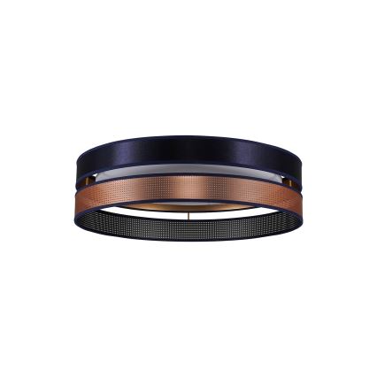 Duolla - LED-kattovalaisin ROLLER DUO SHINY LED/24W/230V halkaisija 45 cm sininen/kupari