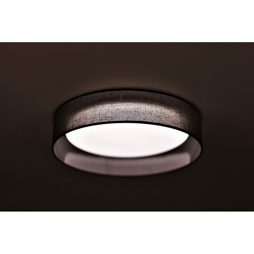 Duolla - LED-kattovalaisin ROLLER LED/24W/230V halkaisija 45 cm antrasiitti