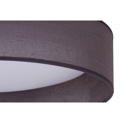 Duolla - LED-kattovalaisin ROLLER LED/24W/230V halkaisija 45 cm antrasiitti