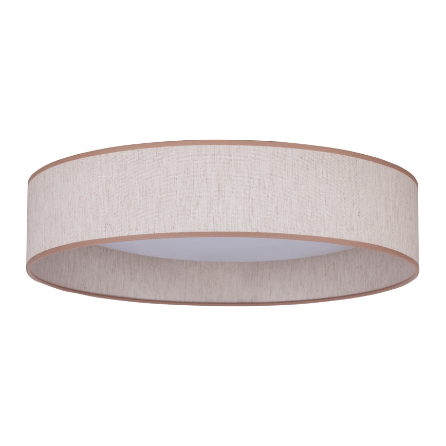 Duolla - LED-kattovalaisin ROLLER LED/24W/230V halkaisija 45 cm beige