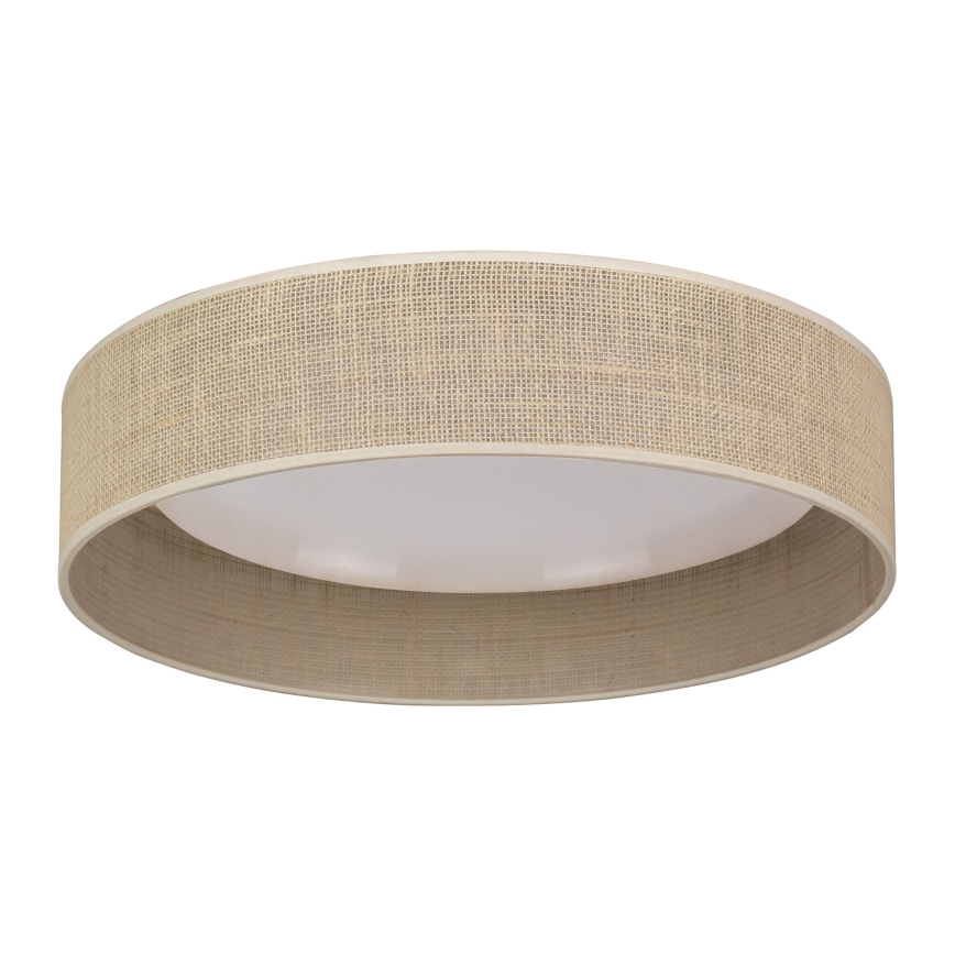 Duolla - LED-kattovalaisin ROLLER LED/24W/230V halkaisija 45 cm beige