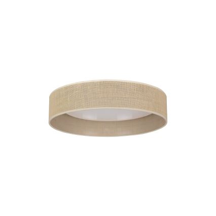 Duolla - LED-kattovalaisin ROLLER LED/24W/230V halkaisija 45 cm beige