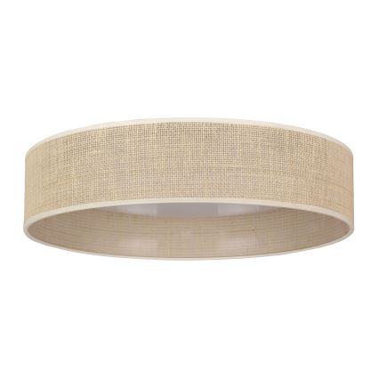Duolla - LED-kattovalaisin ROLLER LED/24W/230V halkaisija 45 cm beige