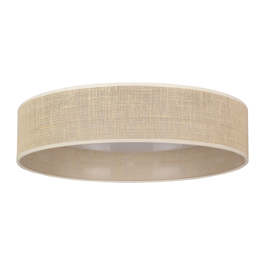 Duolla - LED-kattovalaisin ROLLER LED/24W/230V halkaisija 45 cm beige