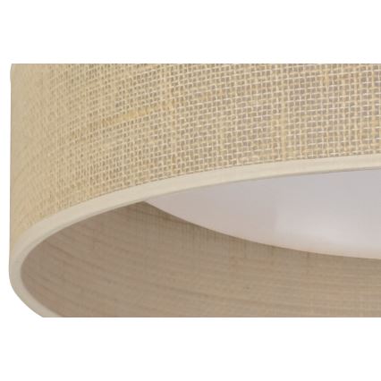 Duolla - LED-kattovalaisin ROLLER LED/24W/230V halkaisija 45 cm beige