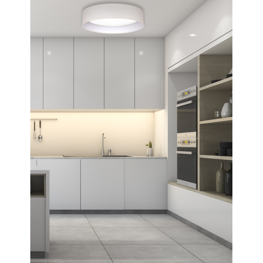 Duolla - LED-kattovalaisin ROLLER LED/24W/230V halkaisija 45 cm kerma