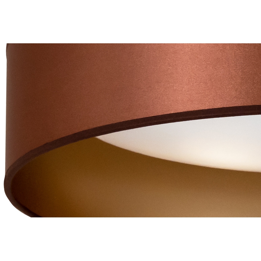 Duolla - LED-kattovalaisin ROLLER LED/24W/230V halkaisija 45 cm kupari/kulta